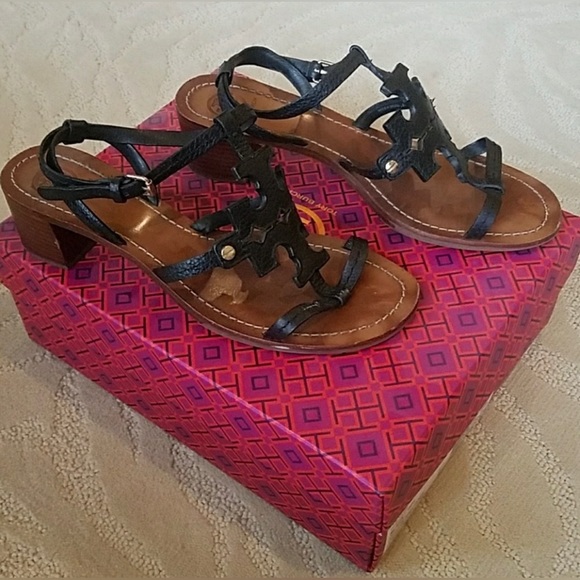 Tory Burch Leather Chandler Sandals - Picture 3 of 7